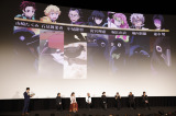『劇場版「鬼滅の刃」無限城編 第一章 猗窩座再来』舞台挨拶の様子（左から）堀内賢雄、速水奨　(C)吾峠呼世晴／集英社・アニプレックス・ufotable