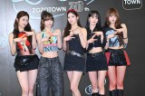 『ZOZOFES』に出演した（左から）HUH YUNJIN、KIM CHAEWON、KAZUHA、SAKURA、HONG EUNCHAE （C）ORICON NewS inc.