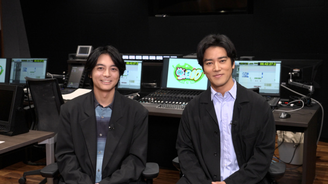 アニメ『虫日和～人生で大事なことは全てムシが教えてくれた～』で共演する（左から）榎木淳弥、桐谷健太（C）TBS