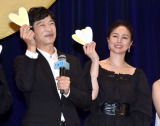若手俳優を絶賛した（左から）堺雅人、井川遥 （C）ORICON NewS inc.