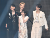 『第41回 マイナビ 東京ガールズコレクション 2025 AUTUMN／WINTER』に出演した佐藤健＆宮崎優＆町田啓太＆志尊淳 （C）ORICON NewS inc.