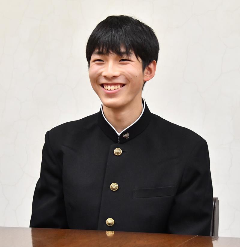 柏南高の村下善乙。2022年は「2月のリードジャパンカップで表彰台」を目標とする=柏市