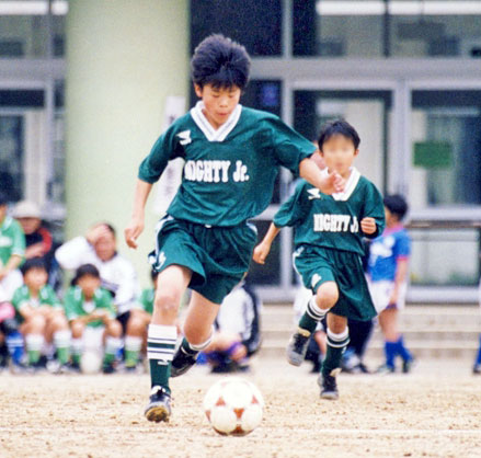 小学生時代の酒井選手(柏マイティーFC提供)