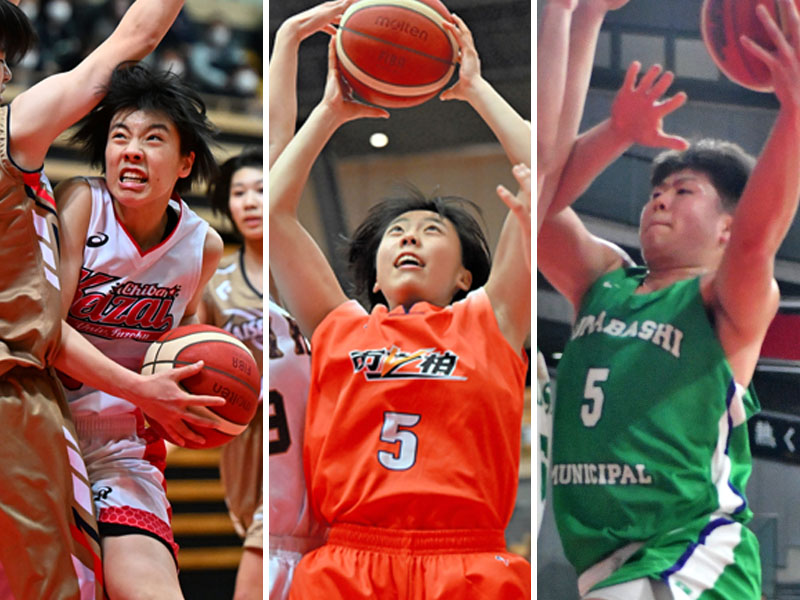 バスケットボールの全国高校選手権第2日