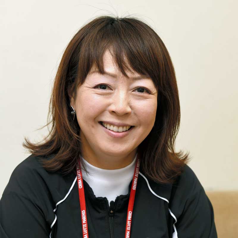 今季限りで卒業することを明かした谷保恵美さん