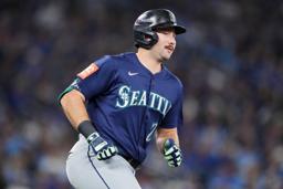 マリナーズのローリー捕手＝１０月、トロント（ゲッティ＝共同）