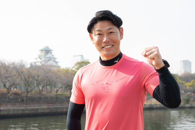 『大阪マラソン』に出場を宣言した原口文仁氏（C）ytv