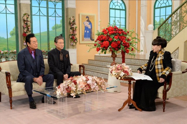 『徹子の部屋』に登場する高橋英樹、船越英一郎（C）テレビ朝日