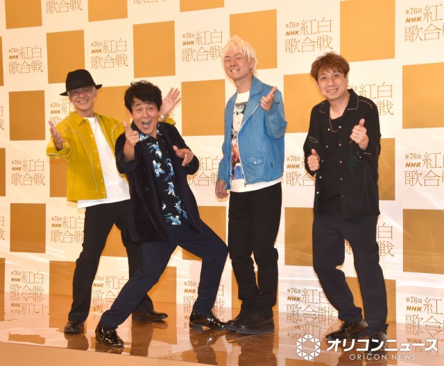 27年ぶり出場のTUBE（左から）角野秀行、前田亘輝、春畑道哉、松本玲二 （C）ORICON NewS inc.