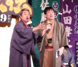 『ベストジーニスト』に嫉妬の様子をみせた（左から）ムロツヨシ、佐藤二朗 （C）ORICON NewS inc.