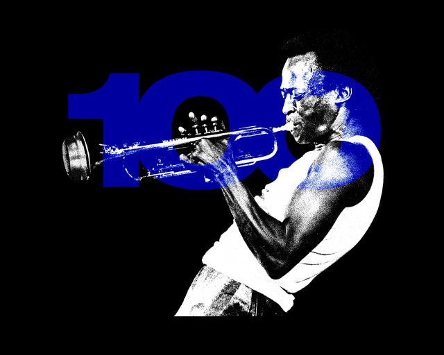 マイルス・デイビス『MILES 100　ーマイルス・デイビス生誕100周年ー』キービジュアル