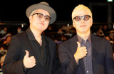 映画『RIP SLYME THE MOVIE -25th ANNIVERSARY GREATEST MEMORY-』公開記念舞台あいさつに登壇した（左から）RYO-Z 、ILMARI （C）ORICON NewS inc.