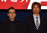劇場版『緊急取調室 THE FINAL』大感謝ツアー in 東京に参加した（左から）鈴木浩介、速水もこみち （C）ORICON NewS inc.