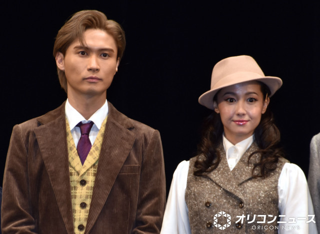 舞台『ピグマリオン－PYGMALION－』 取材会に出席した（左から）橋本良亮、沢尻エリカ （C）ORICON NewS inc.