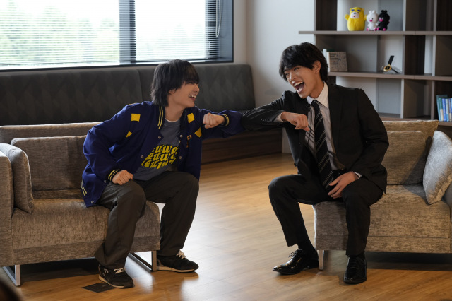 東海テレビ×WOWOW共同製作連続ドラマ 横浜ネイバーズ Season1_取材会に参加した大西流星、原嘉孝 （C）東海テレビ