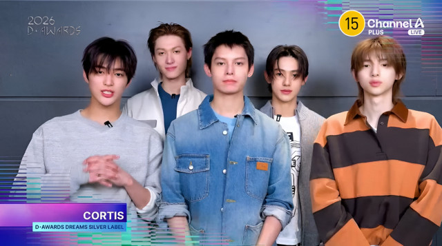 「D AWARDS」で新人賞を受賞したCORTIS（C）2026 D Awards