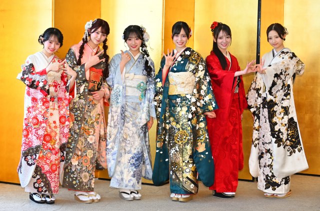 『AKB48 二十歳のつどい 2026』に参加した（左から）花田藍衣、久保姫菜乃、秋山由奈、新井彩永、工藤華純、迫由芽実 （C）ORICON NewS inc.