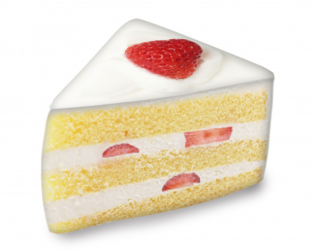 夢のショートケーキ形ビッグクッションイメージ