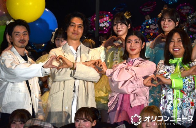 Netflix映画『This is I』≪This is アイドル試写会≫イベントにゲスト出演した（左から）松本優作監督、斎藤工、望月春希、はるな愛 （C）ORICON NewS inc.