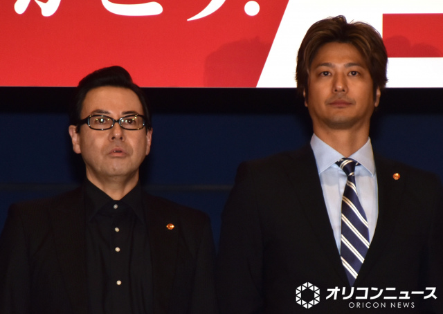 劇場版『緊急取調室 THE FINAL』大感謝ツアー in 東京に参加した（左から）鈴木浩介、速水もこみち （C）ORICON NewS inc.