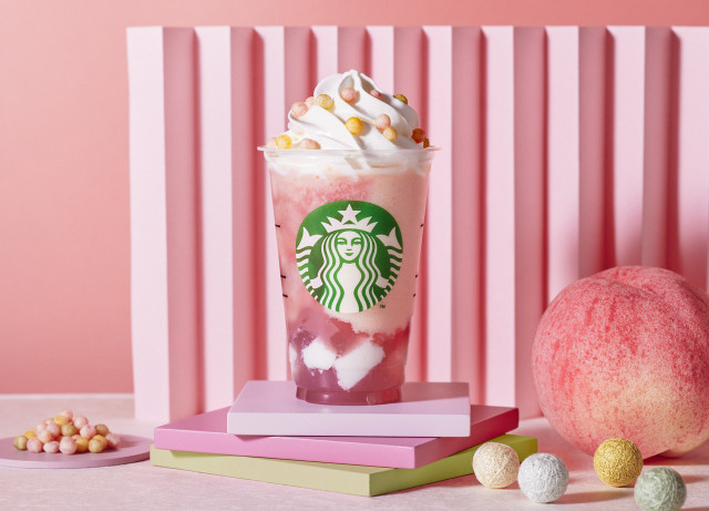 27日より登場する『ひなまつりフラペチーノ』