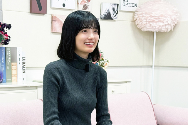 『乃木坂46アンダードキュメンタリー～40thSGアンダーライブ舞台裏～』にてインタビューに応える五百城茉央