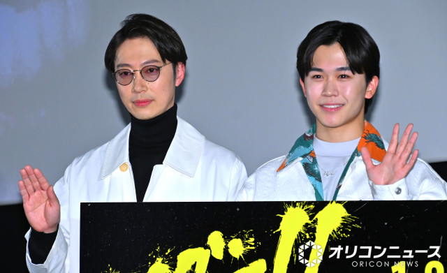 11年ぶり共演する（左から）金田哲、鈴木福 （C）ORICON NewS inc.