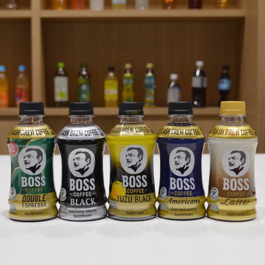 「BOSS ダブルエスプレッソ」をはじめ、タイで展開されているBOSSシリーズ