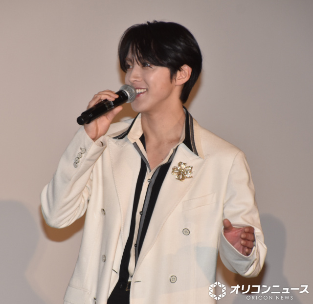 『JO1DER SHOW 2025 WHEREVER WE ARE IN TOKYO DOME LIVE FILM』公開記念舞台あいさつに登壇したJO1の河野純喜 （C）ORICON NewS inc.