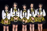 AKB48 21期研究生 劇場公演デビュー『手をつなぎながら』公開ゲネプロ後取材会に出席した（左から）高橋舞桜、田中沙友利、牧戸愛茉、森川優、渡邊葵心 （C）ORICON NewS inc.