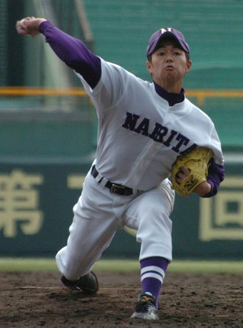 成田時代は絶対的エースとして２度の選抜出場を果たした唐川
