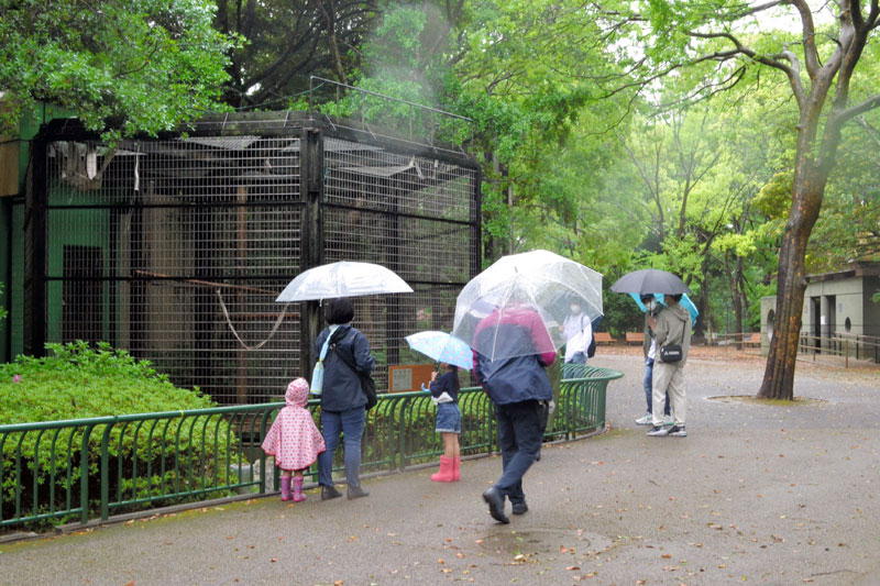 GW初日の千葉市動物公園は閑散としていた=29日午前、千葉市若葉区