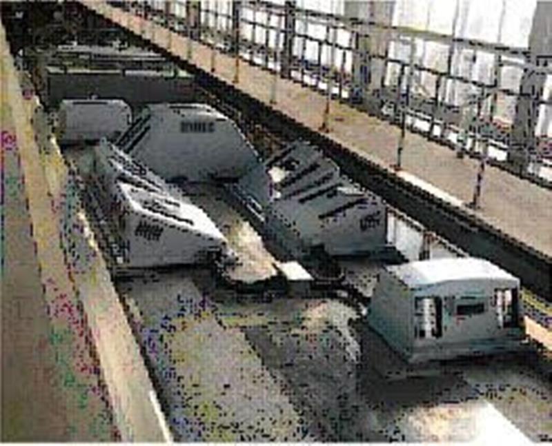 検測車に搭載するカメラ（ＪＲ東日本千葉支社提供）