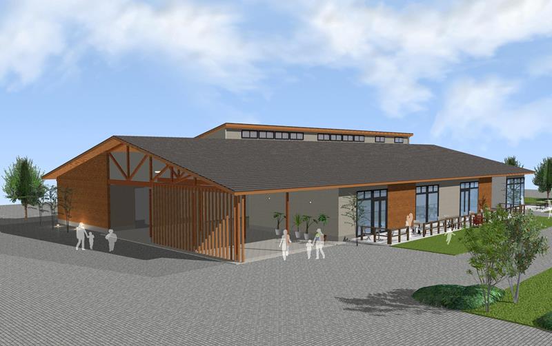 ４月にオープン予定の富里市初の観光交流施設「末廣農場」のイメージ図