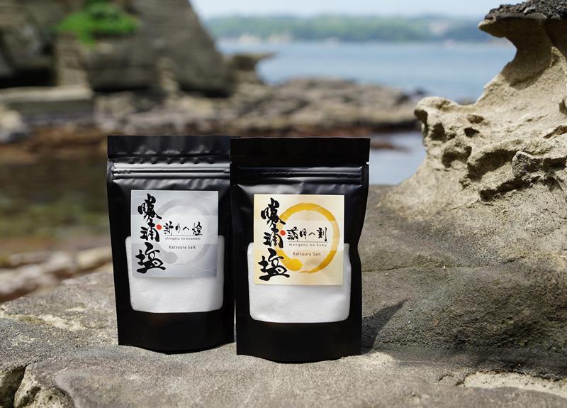 勝浦・鵜原の海水１００％でつくられた塩