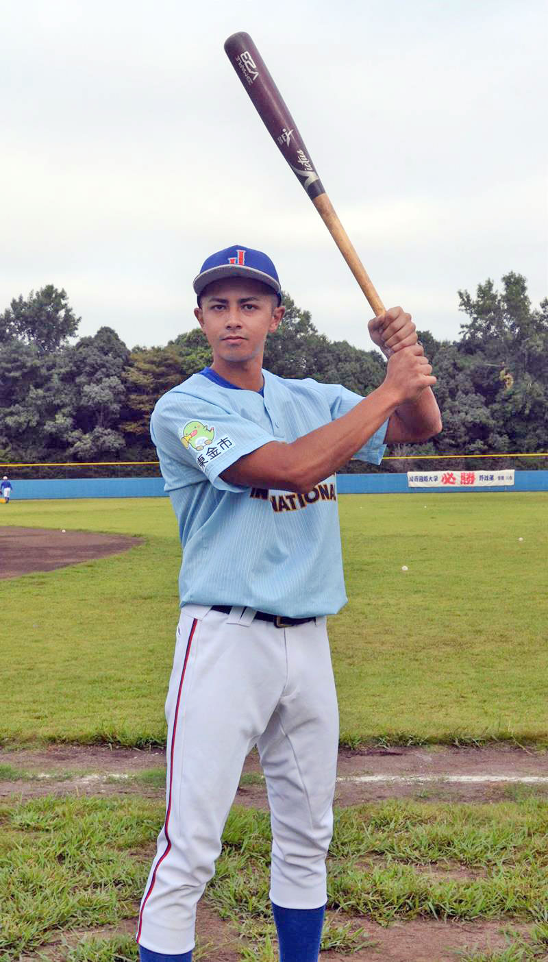 ＷＢＣ予選のパキスタン代表に選ばれた城西国際大のサンドゥ・シャーンタヒル＝東金市