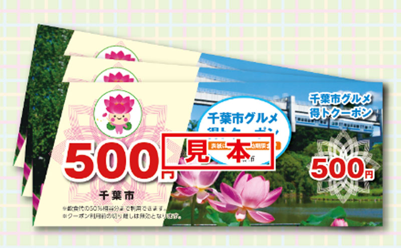 千葉市グルメ応援キャンペーンのクーポン（千葉市ＨＰより）