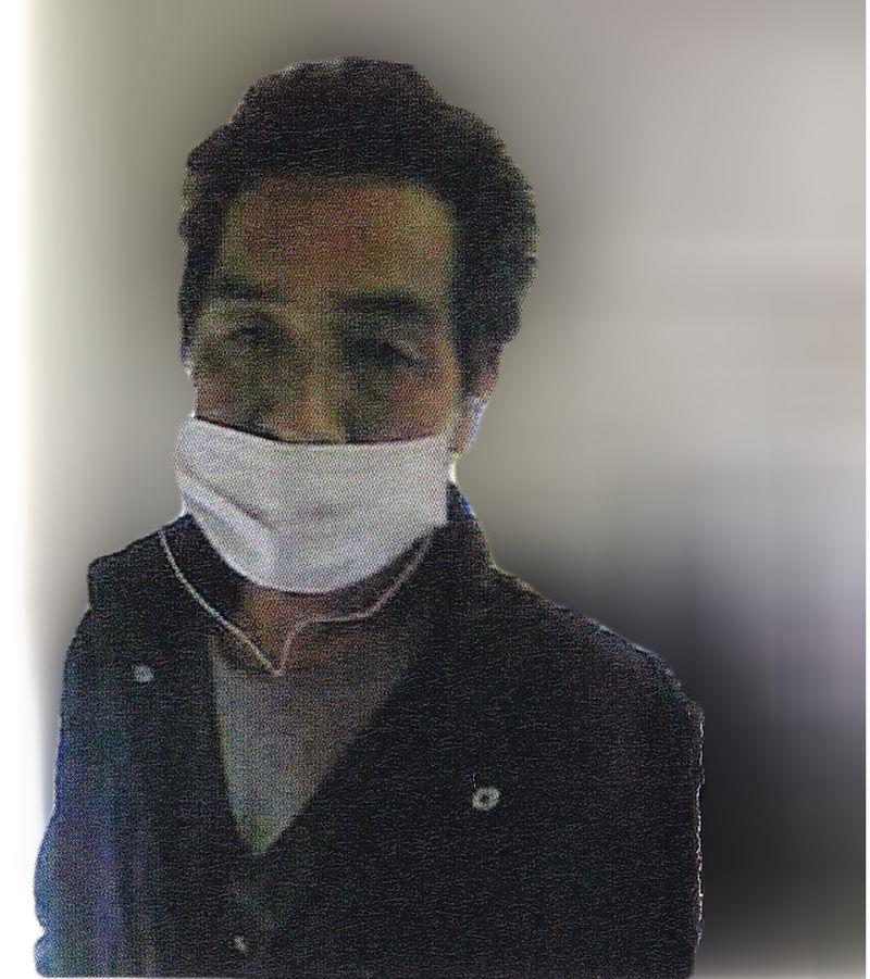 船橋市の事件で県警が公開した容疑者の男の画像（県警提供）