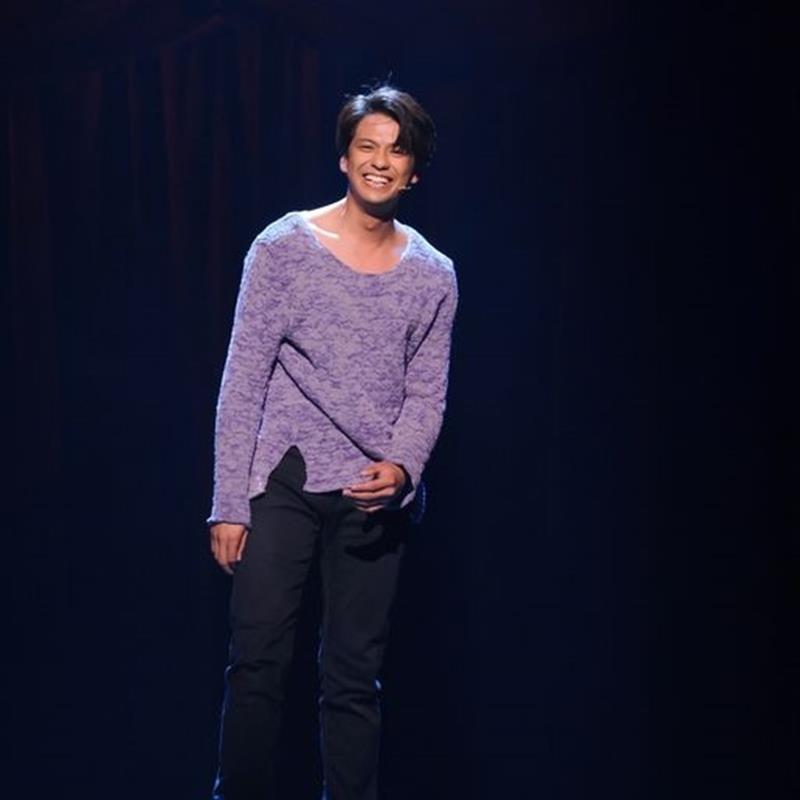 「ピピン」より。ピピン役の森崎ウィン。撮影=ヒダキトモコ