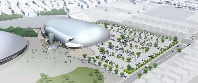 名称が「よはアリ」に決まった千葉公園総合体育館(イメージ、千葉市提供)