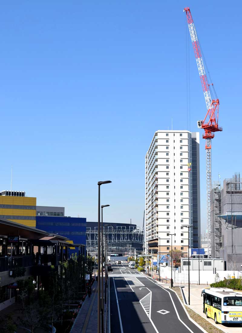 開発ラッシュとなっている南船橋エリア＝２８日