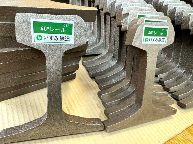 台風災害に耐えた「踏ん張る線路」(いすみ鉄道提供)