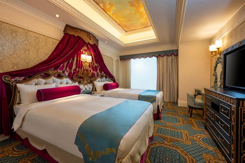 全客室がパークビューの「ラグジュアリータイプ」の客室(ミリアルリゾートホテルズ提供)