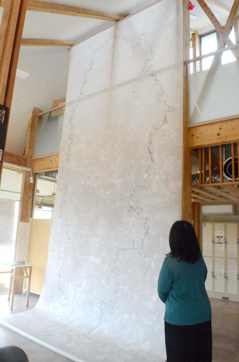 成東駅前観光交流センターに展示されているアート作品