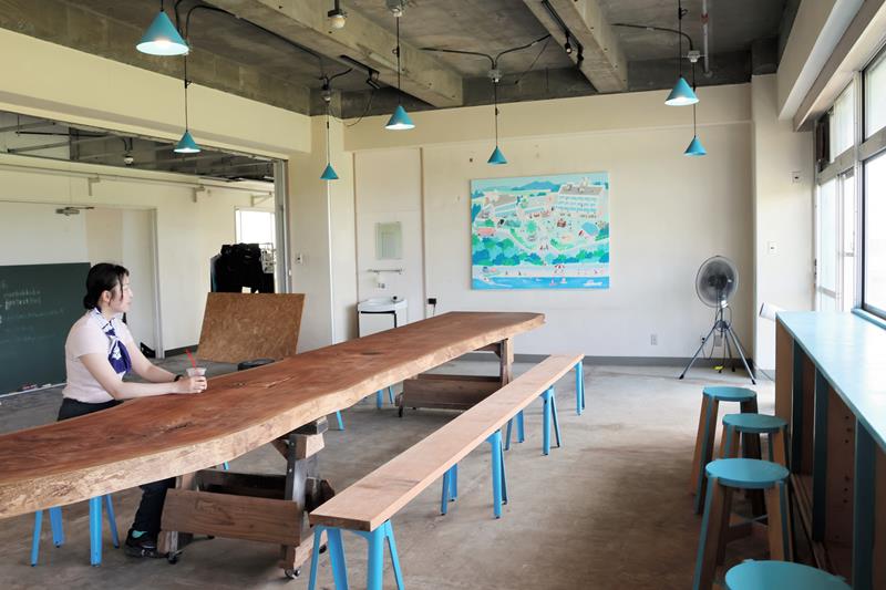 先行オープンしたラウンジ