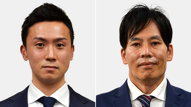 (左から)大平真弘市議、桜井崇市議