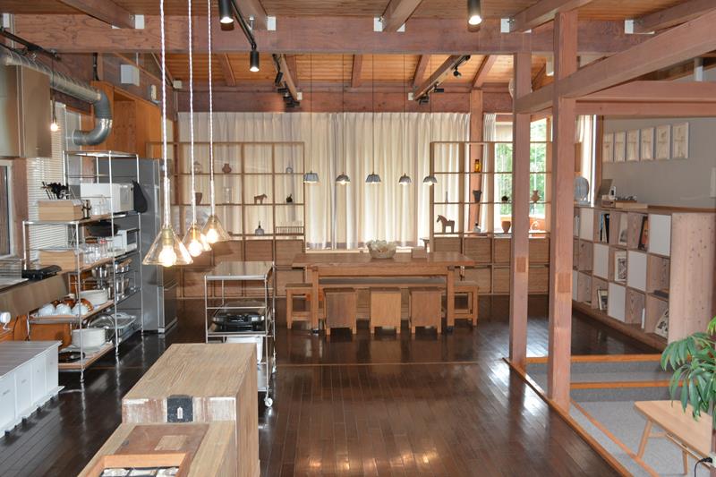 宿泊ができるＡ棟。３、４年生が学んだ教室を活用している