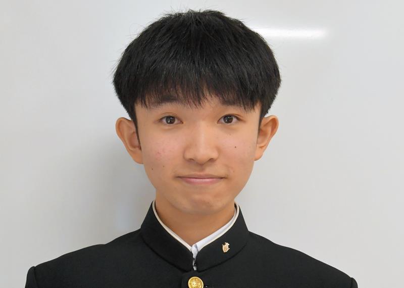 藤崎翠さん(市立千葉高3年)