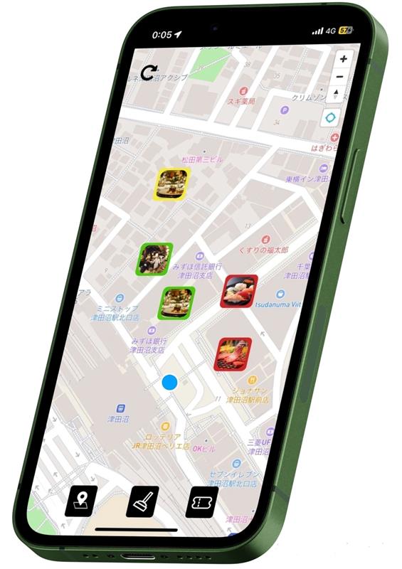 「ｃｎｏｗｄ＿ｍａｐ」のイメージ画面（玉上さん提供）