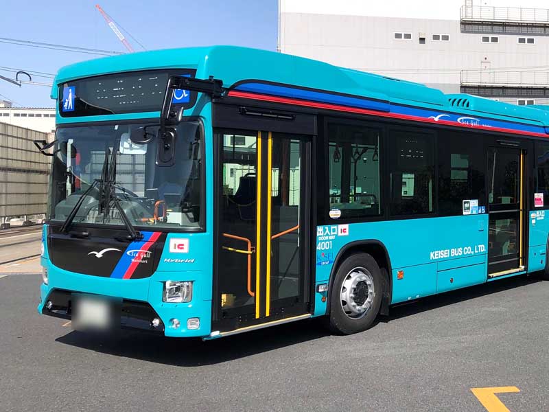 京成バスの車両(画像一部加工、記事と直接関係ありません)